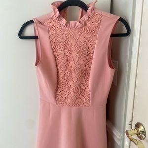 Zara woman pink short dress
